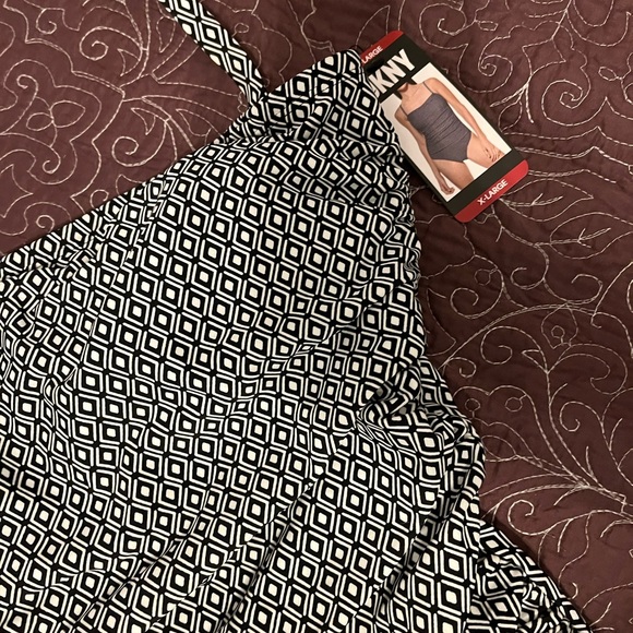 One piece NWT bathing suit. DKNY - Picture 2 of 3